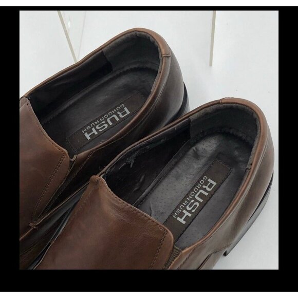 GORDON RUSH Leather men shoes Leather Loafers Size 9 - Picture 4 of 9